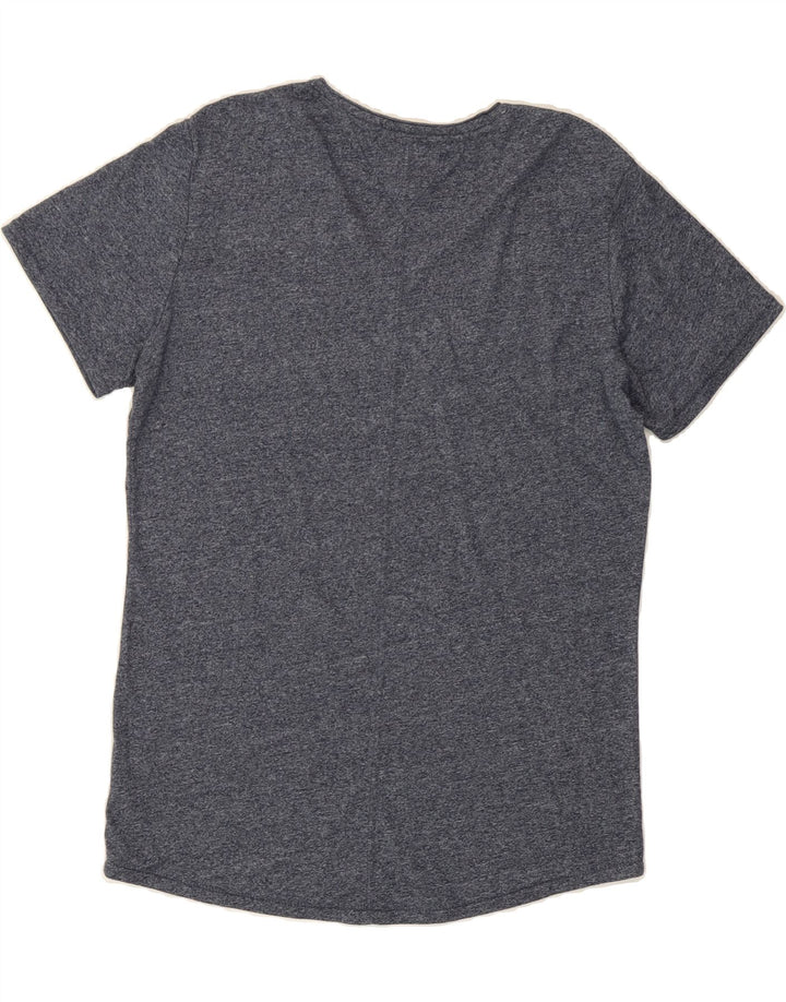 TOMMY HILFIGER Womens T-Shirt Top UK 14 Medium Navy Blue Vintage Tommy Hilfiger and Second-Hand Tommy Hilfiger from Messina Hembry 
