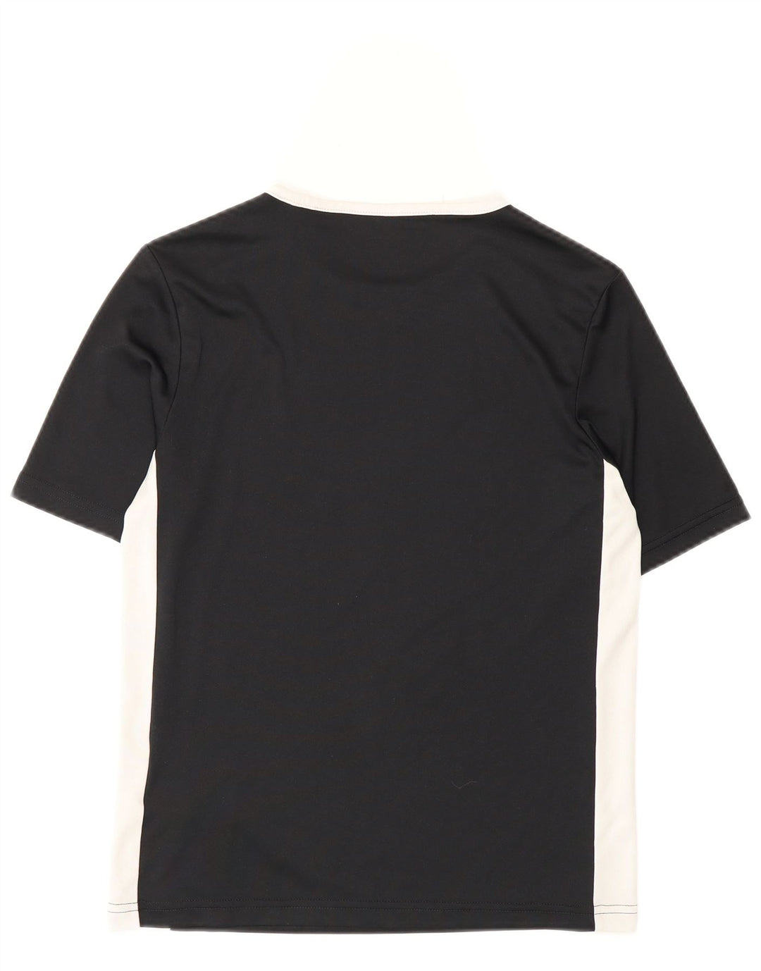 Adidas Chłopięcy T-shirt Top 11-12 lat Średni Czarny Poliester z blokami kolorów
