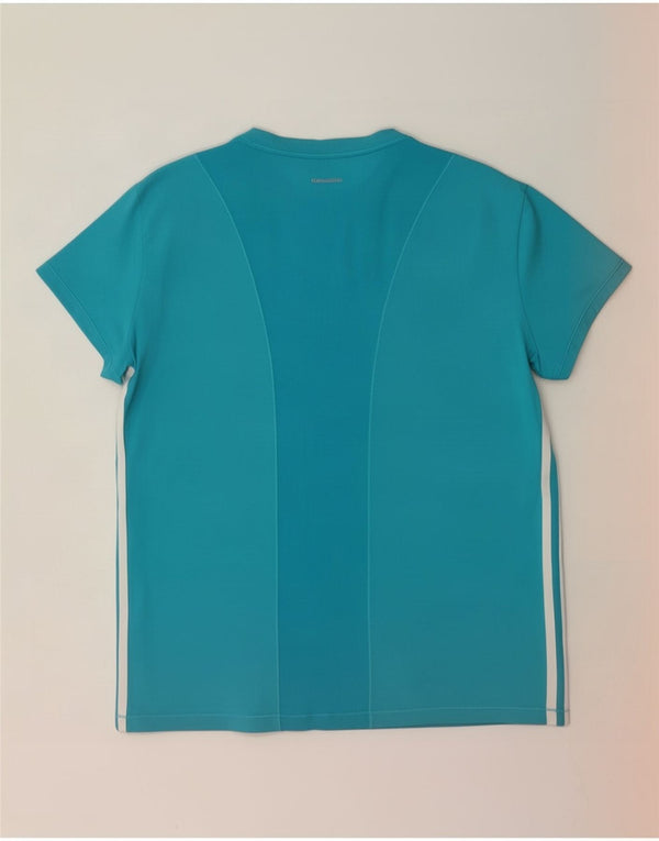 Damska koszulka Adidas Climacool Top UK 20/22 XL Niebieski nylon