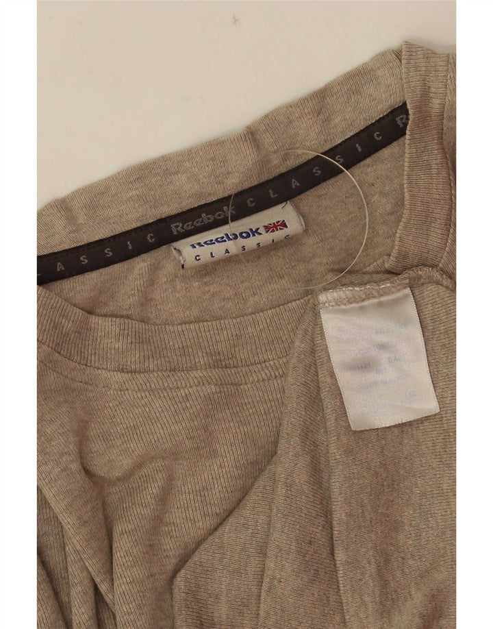 T-shirt męski Reebok Top XS, szara bawełna