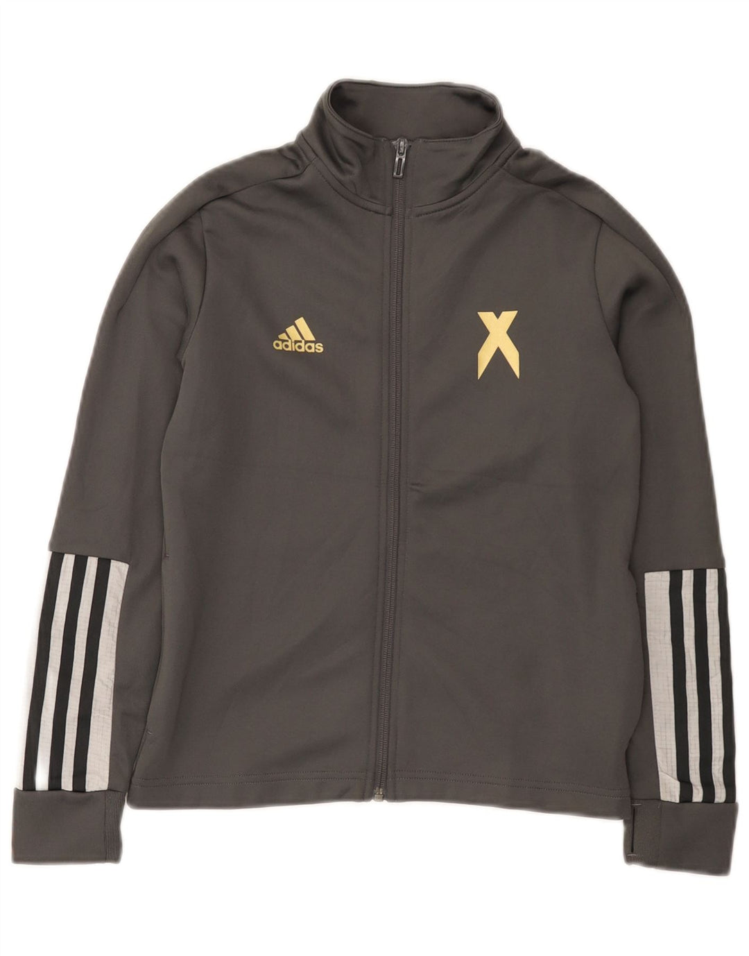 Chłopięca bluza dresowa Adidas 9-10 lat Szary poliester
