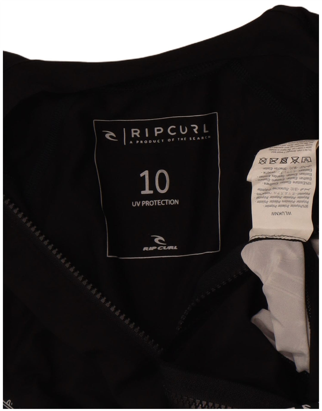 Damska kurtka dresowa Rip Curl Graphic UK 8, mała, czarna, z blokami kolorów