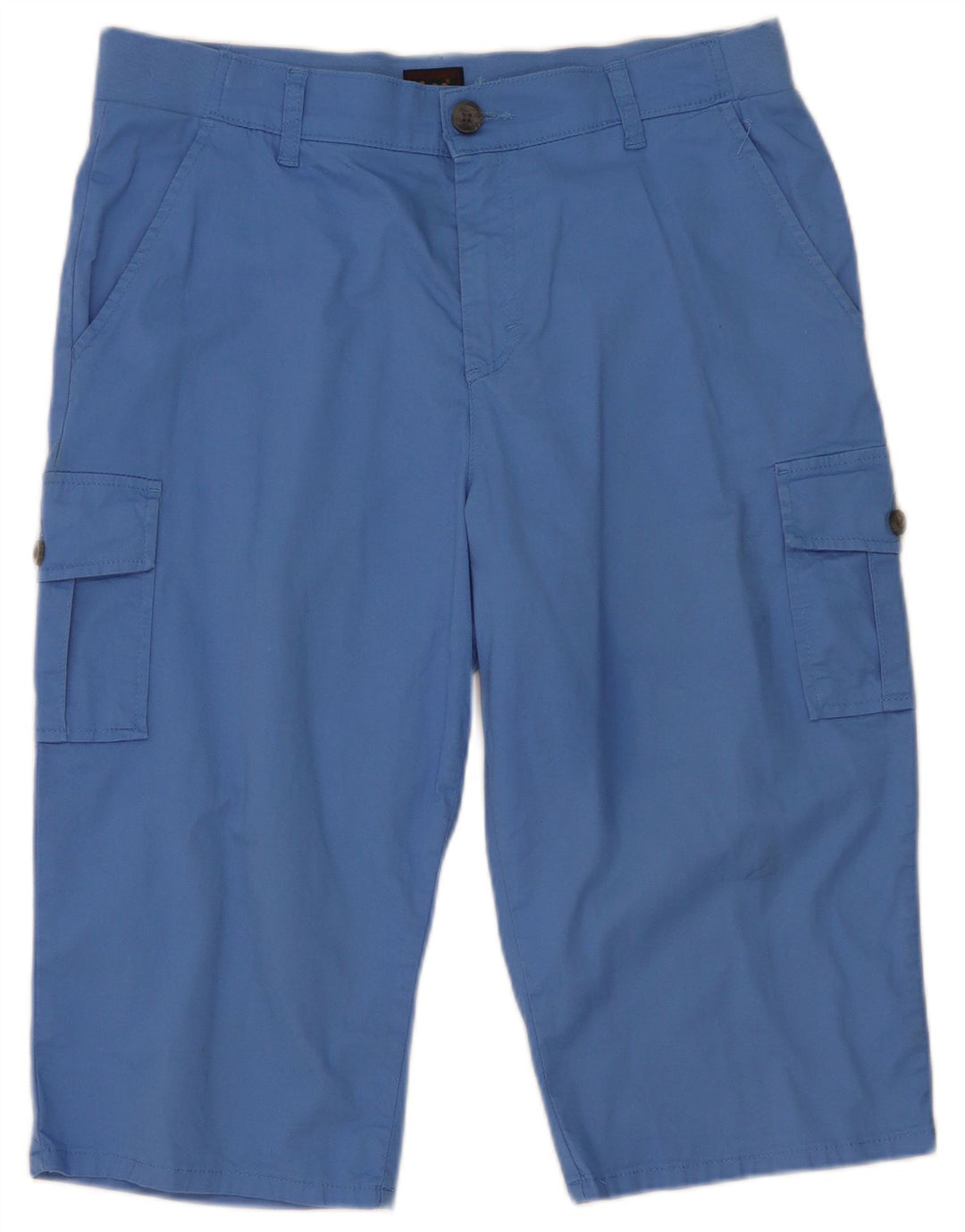 Damskie bermudy Lee Cargo US 12 Large W32, niebieska bawełna