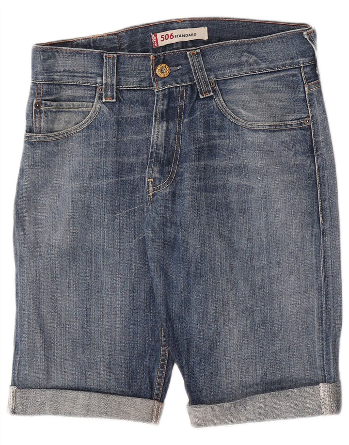 Męskie spodenki jeansowe Levi's 506 W31 Średnioniebieskie, bawełniane