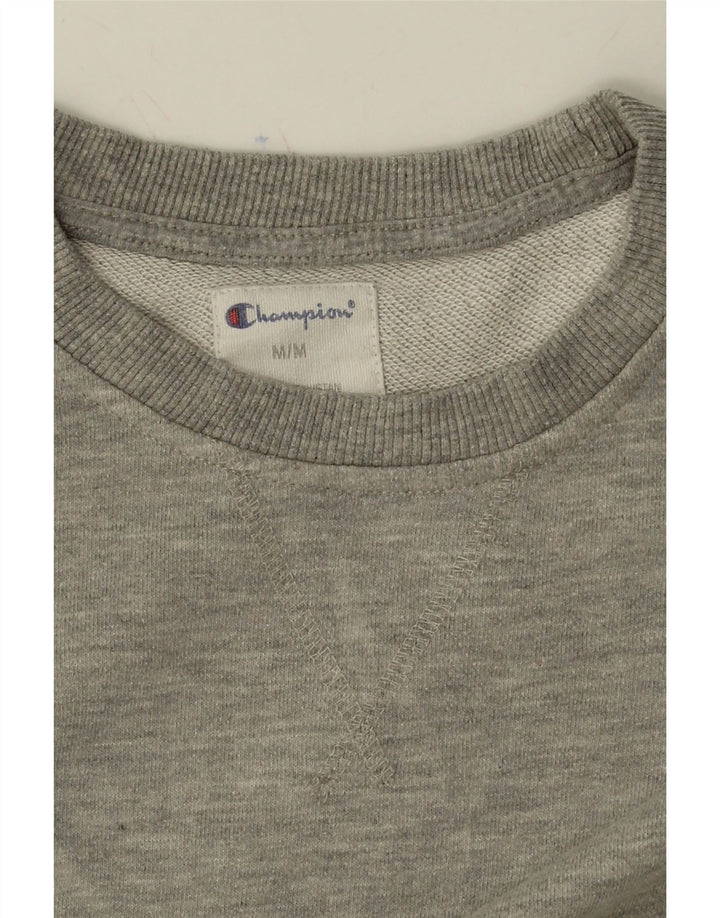 CHAMPION Mens Sweatshirt Jumper Medium Grey Cotton Vintage Champion and Second-Hand Champion from Messina Hembry 