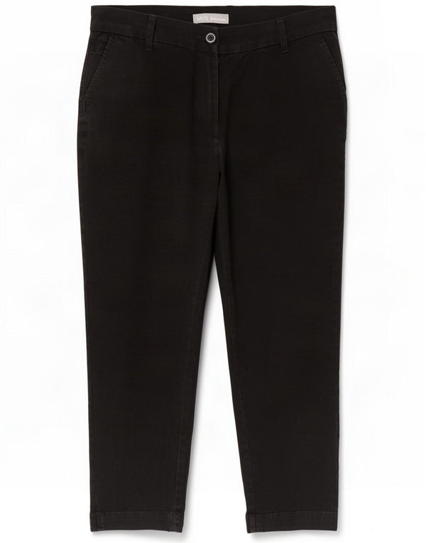 Proste spodnie chino damskie Marks & Spencer UK 14 Large W34 L23 czarne