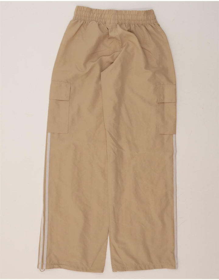 Damskie spodnie dresowe Adidas Cargo UK 8/10 Mały beżowy poliester