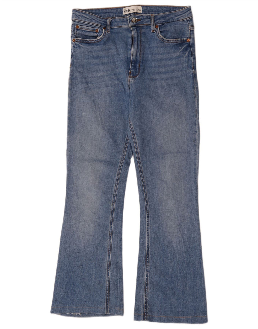 Damskie jeansy Bootcut Zara EU 40 Medium W30 L28 Niebieskie
