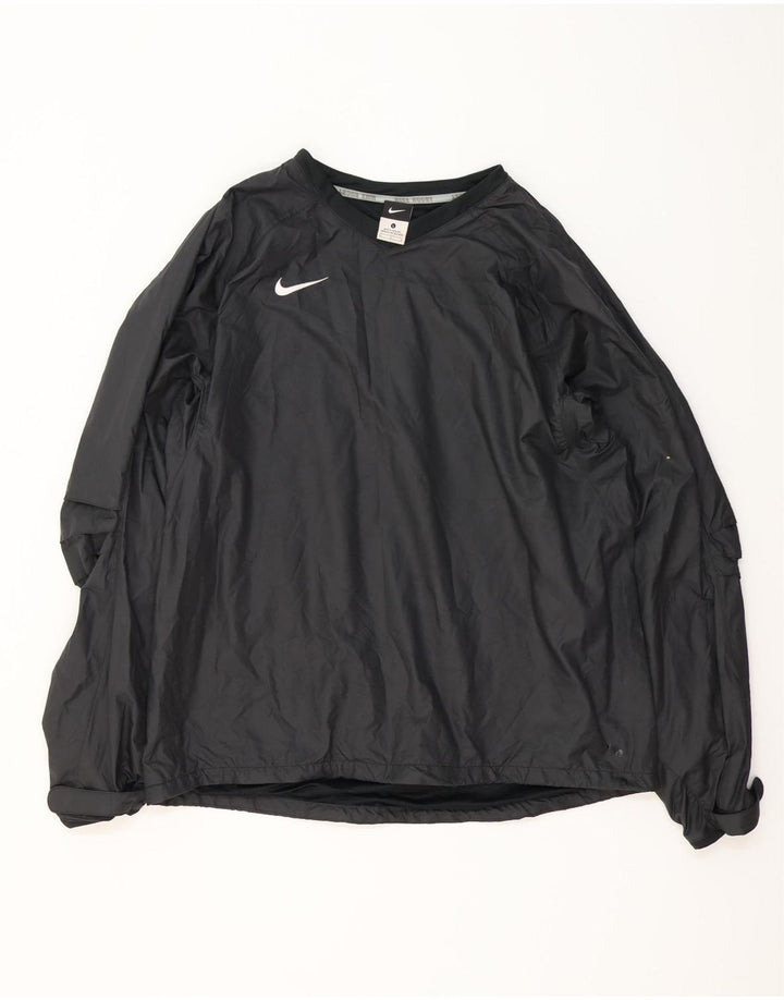 Męski sweter dresowy NIKE, duży, czarny poliester
