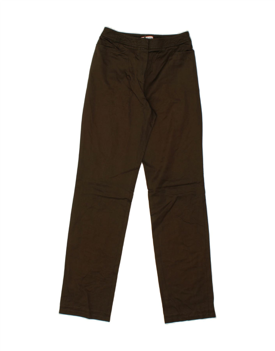 MAX & CO. Womens Straight Casual Trousers W28 L29 Khaki Vintage Max & Co. and Second-Hand Max & Co. from Messina Hembry 