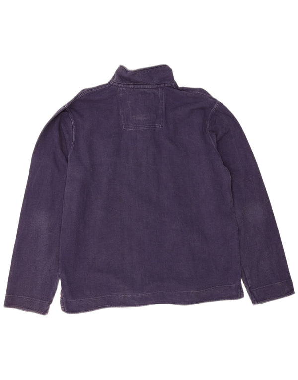 Crew Clothing Męska bluza z zamkiem błyskawicznym, sweter XL, granatowa, bawełniana