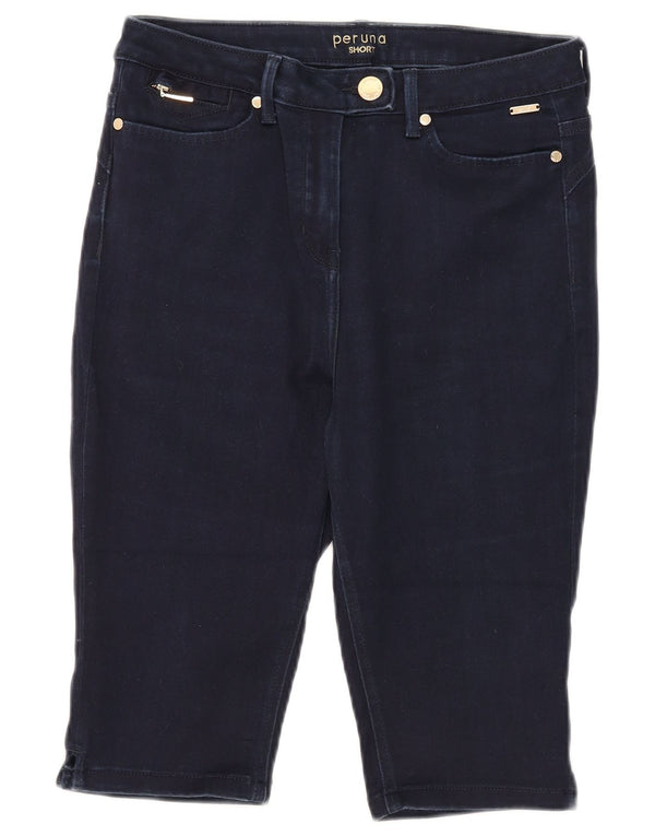 Marks & Spencer Damskie spodenki jeansowe Per Una UK 12 Medium W30 Granatowe