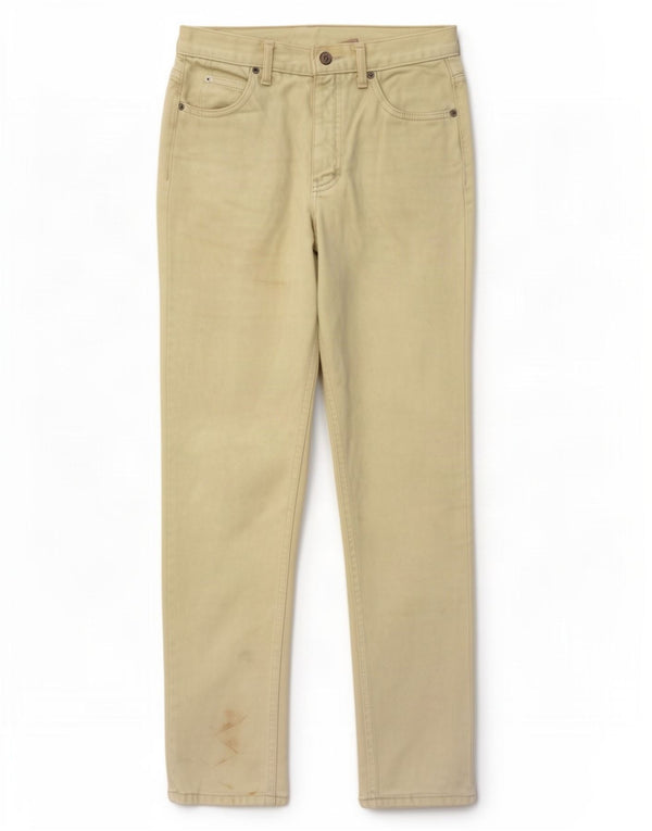 Damskie jeansy Calvin Klein US 6 Medium W28 L31 Żółte bawełniane