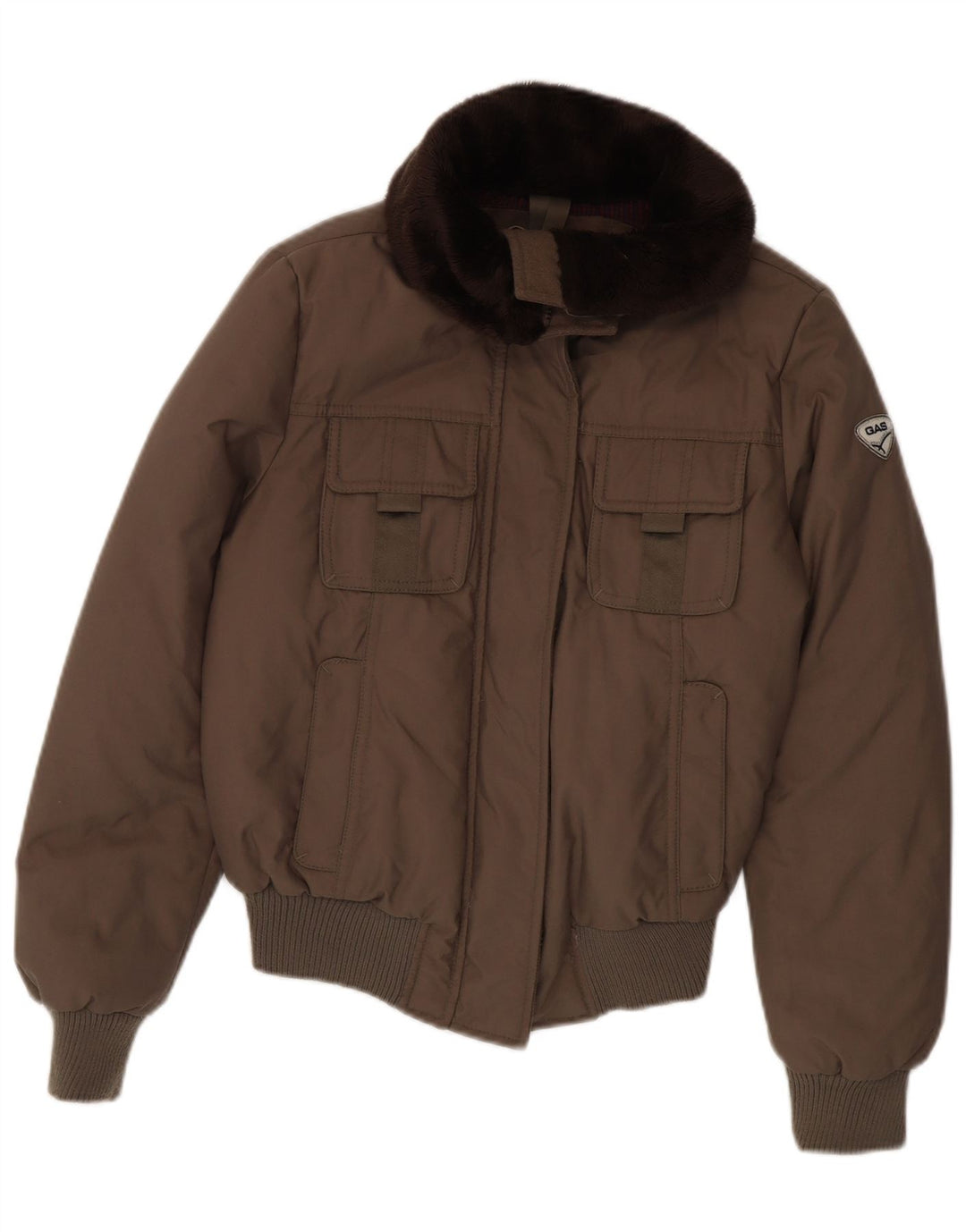 Damska ocieplana kurtka Gas EU 40 Średni brązowy poliamid