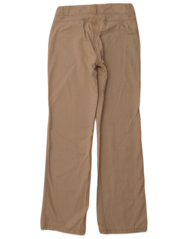 Damskie proste spodnie CALVIN KLEIN W28 L32 Beżowa bawełna