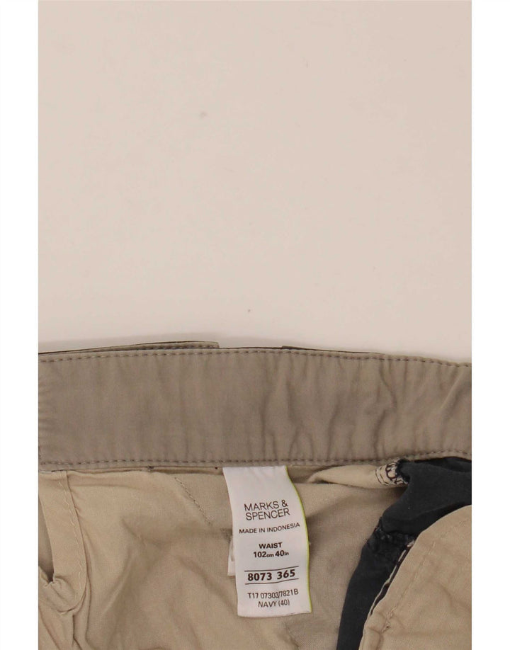 Męskie spodenki cargo Marks & Spencer W40 XL granatowe