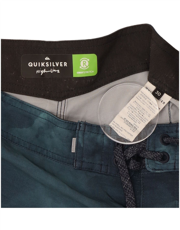 Męskie spodenki kąpielowe Quiksilver, poliester w wielokolorowe paski