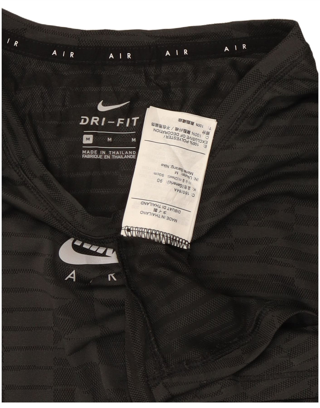 Damska koszulka z grafiką Nike Top UK 14, średni szary poliester