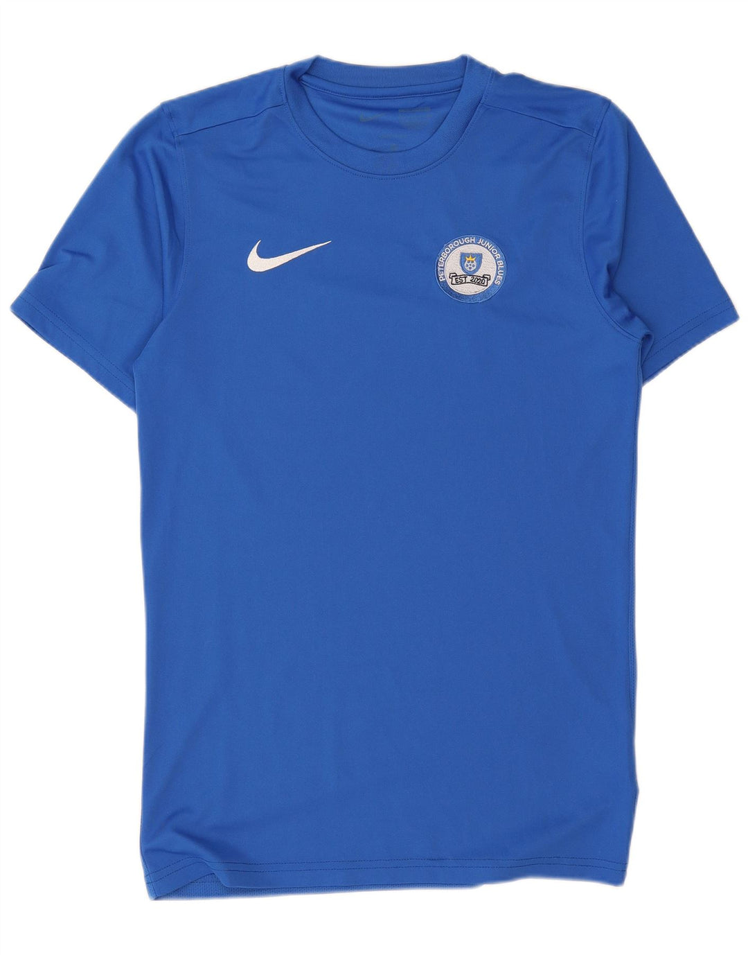 T-shirt męski Nike, mały, niebieski, poliestrowy