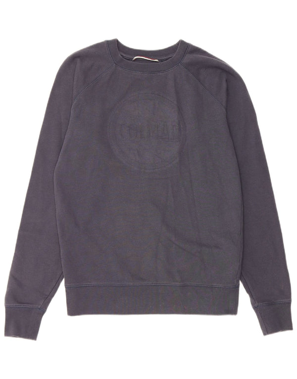 Damska bluza z grafiką Colmar Jumper UK 10, mała, granatowa, bawełniana