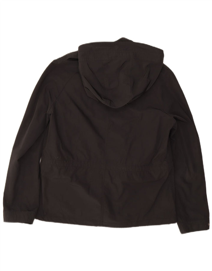 Damska kurtka wojskowa z kapturem Massimo Dutti UK 18 XL czarna