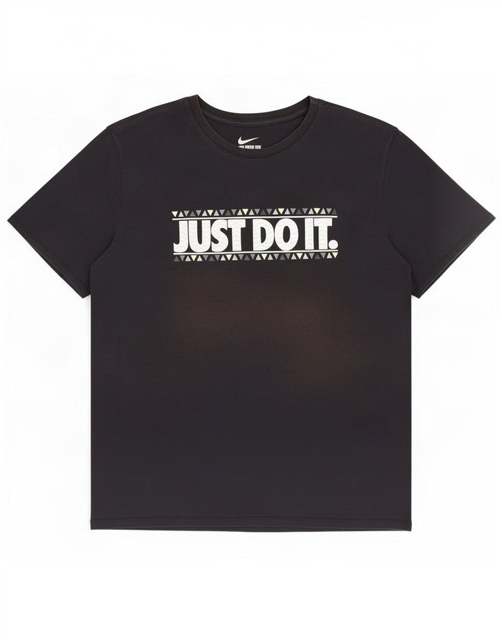 Męski T-shirt z grafiką Nike, XL, czarny