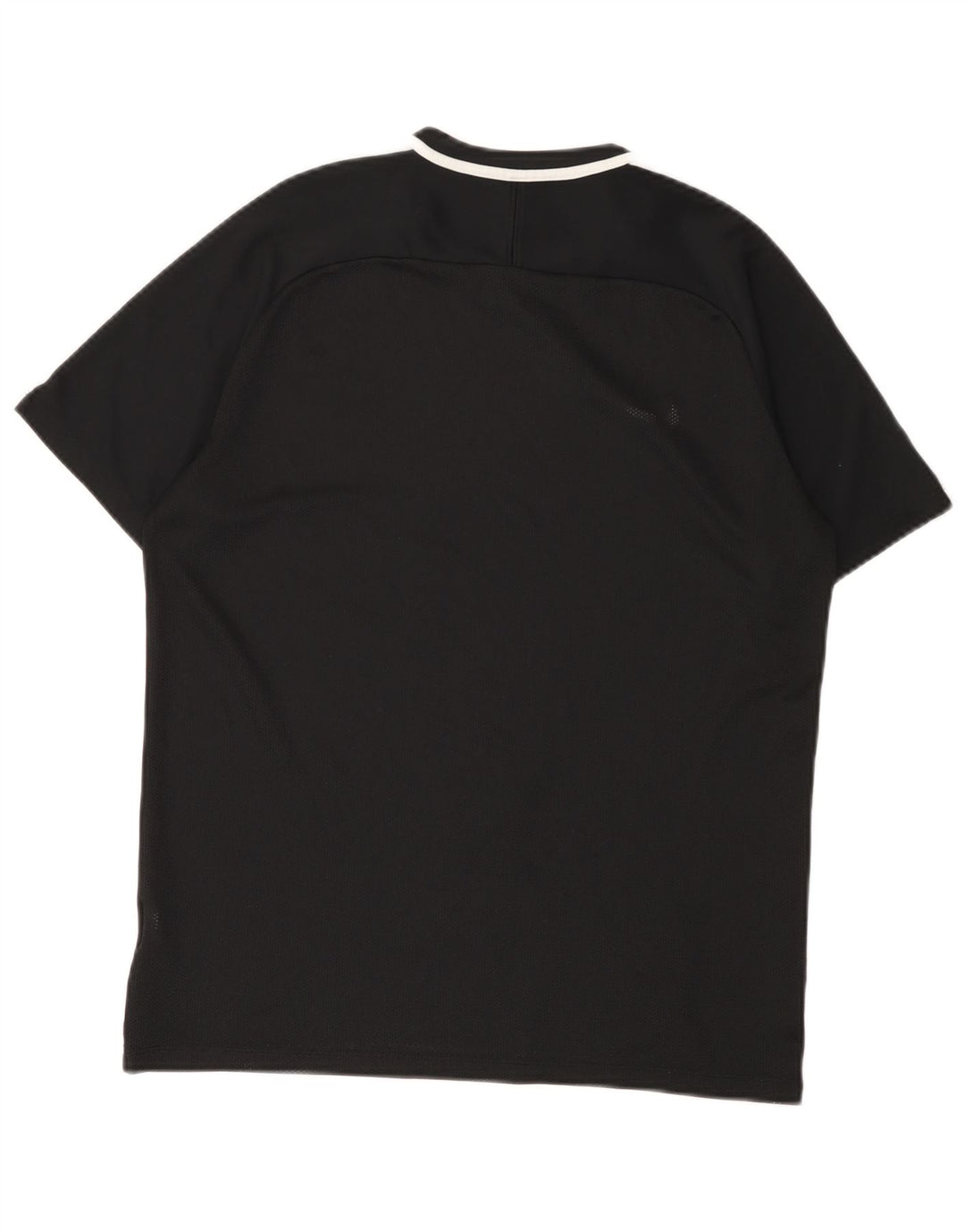 Damski T-shirt NIKE Dri Fit Top UK 16, duży czarny poliester z blokami kolorów