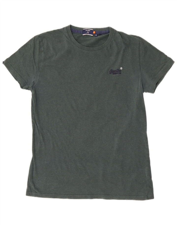 Męski T-shirt Superdry, średni zielony