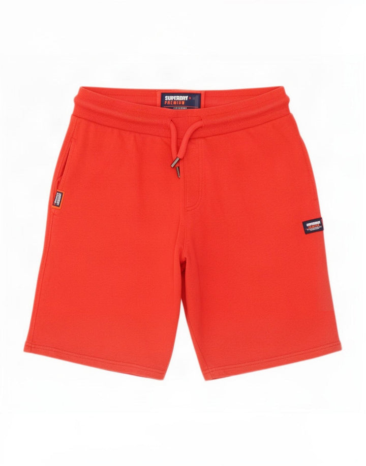 Męskie spodenki sportowe Superdry, duże, czerwone, bawełniane