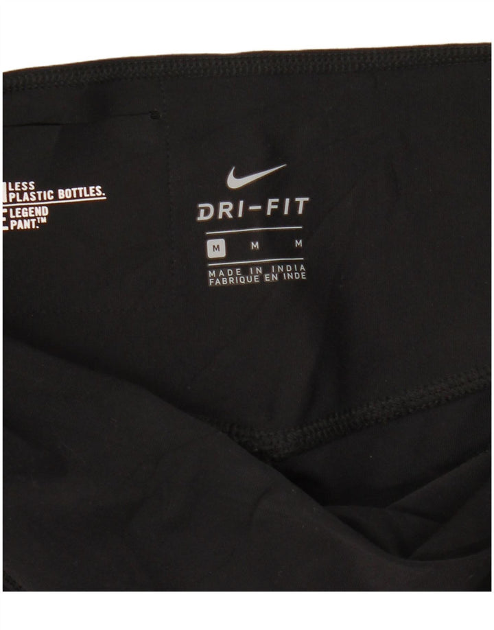 Damskie legginsy Nike Dri Fit Graphic UK 12, średnie czarne