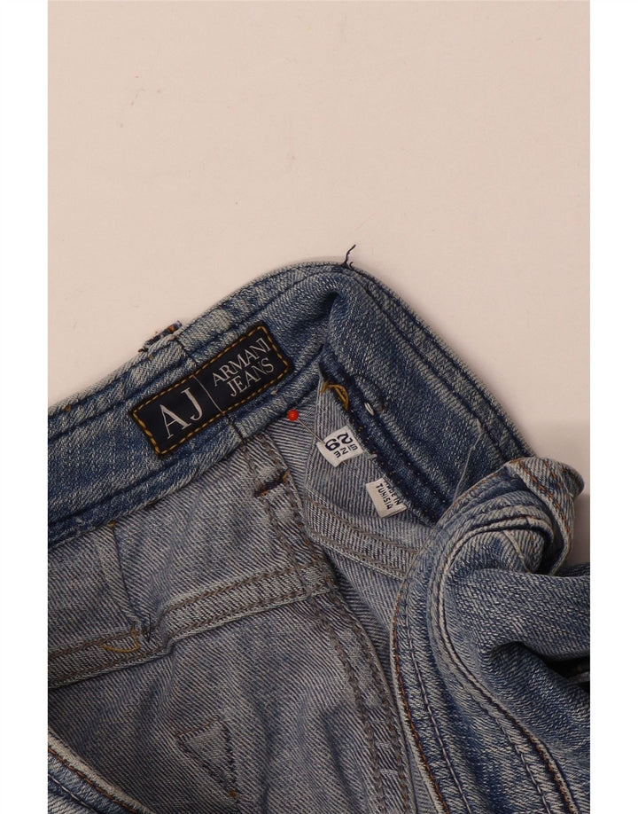 Damskie jeansy Bootcut Armani W29 L34 niebieskie