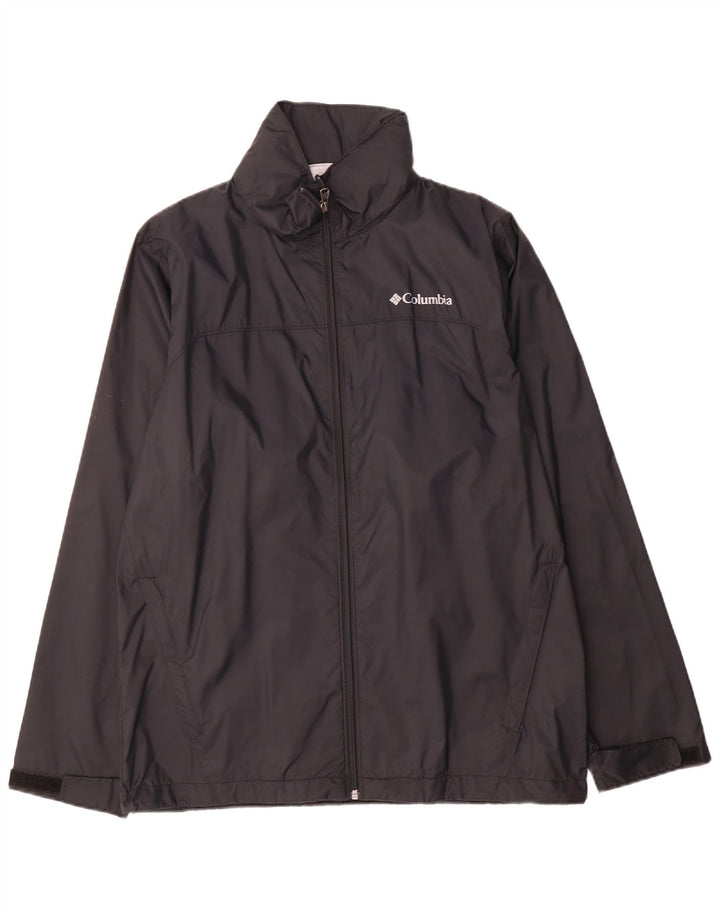 Męska kurtka przeciwdeszczowa Columbia UK 36 Small Black Nylon