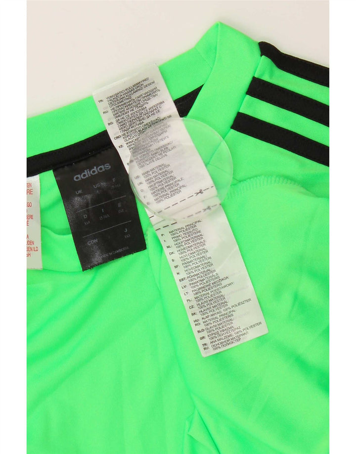Adidas Chłopięcy T-shirt Top 13-14 Lat Zielony Poliester