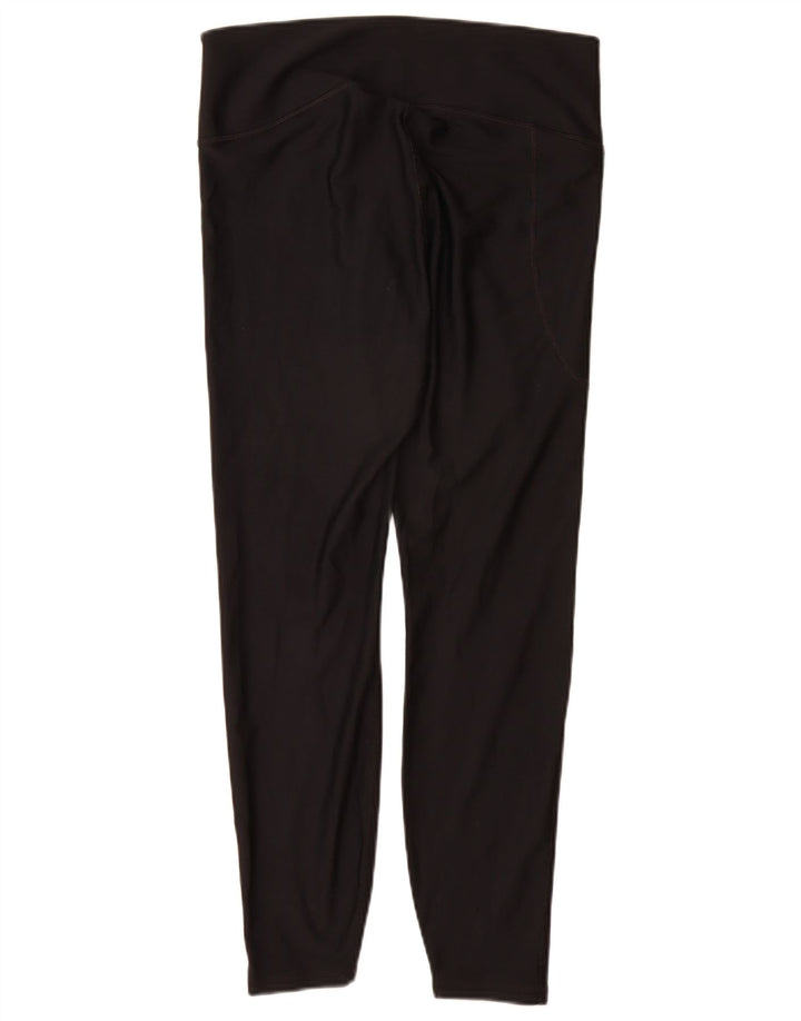 Damskie legginsy Under Armour Heat Gear Graphic UK 16, duże, czarne, poliestrowe