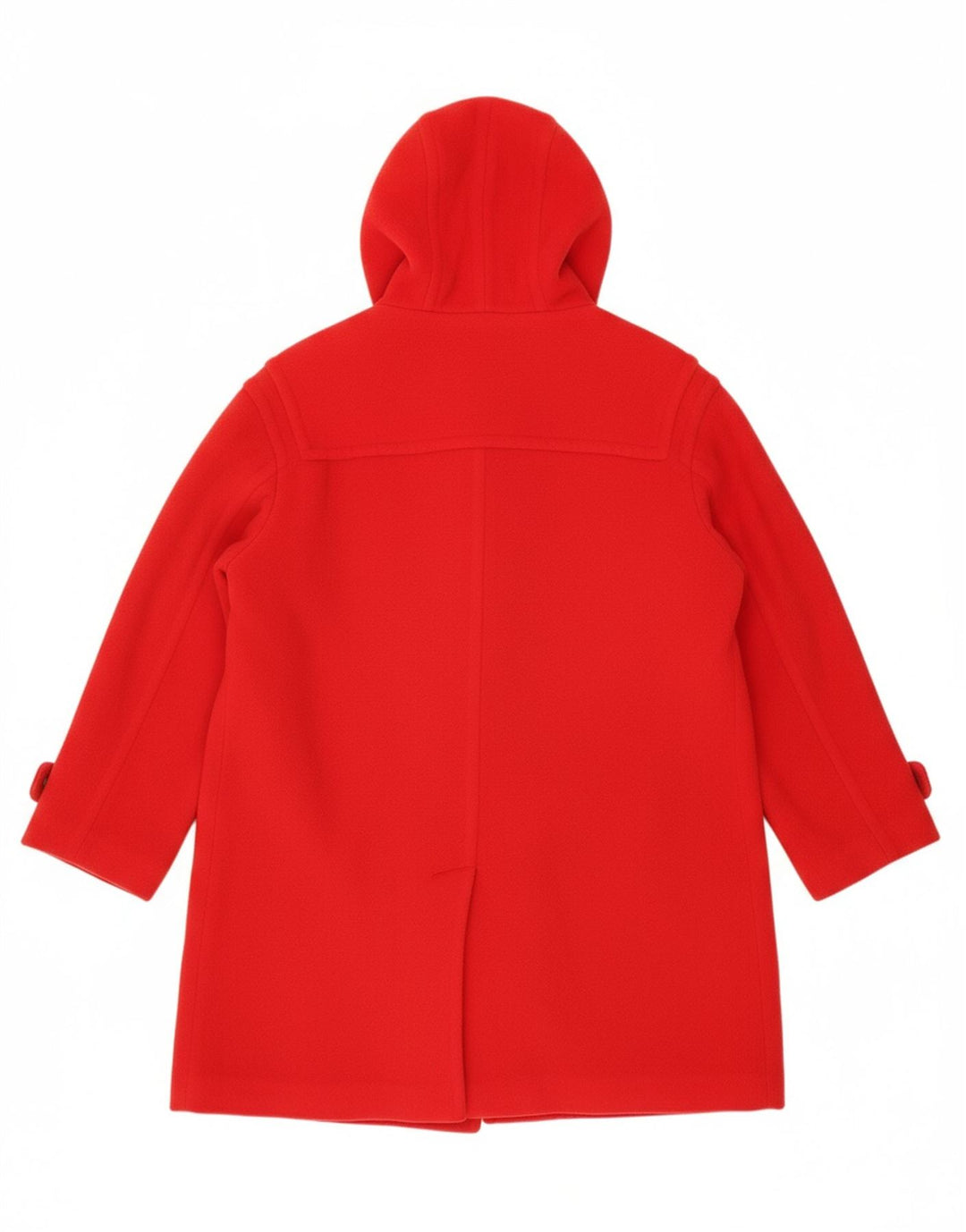 GERANI Womens Oversized Hooded Duffle Coat IT 46 Large Red