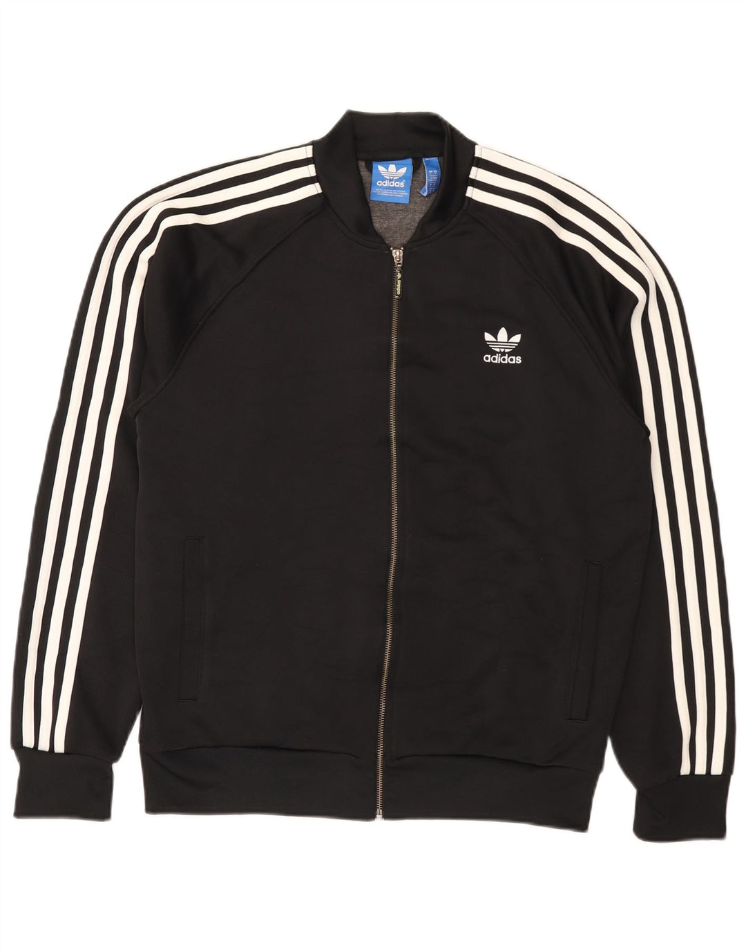 Adidas Męska bluza dresowa, duża, czarna, poliestrowa
