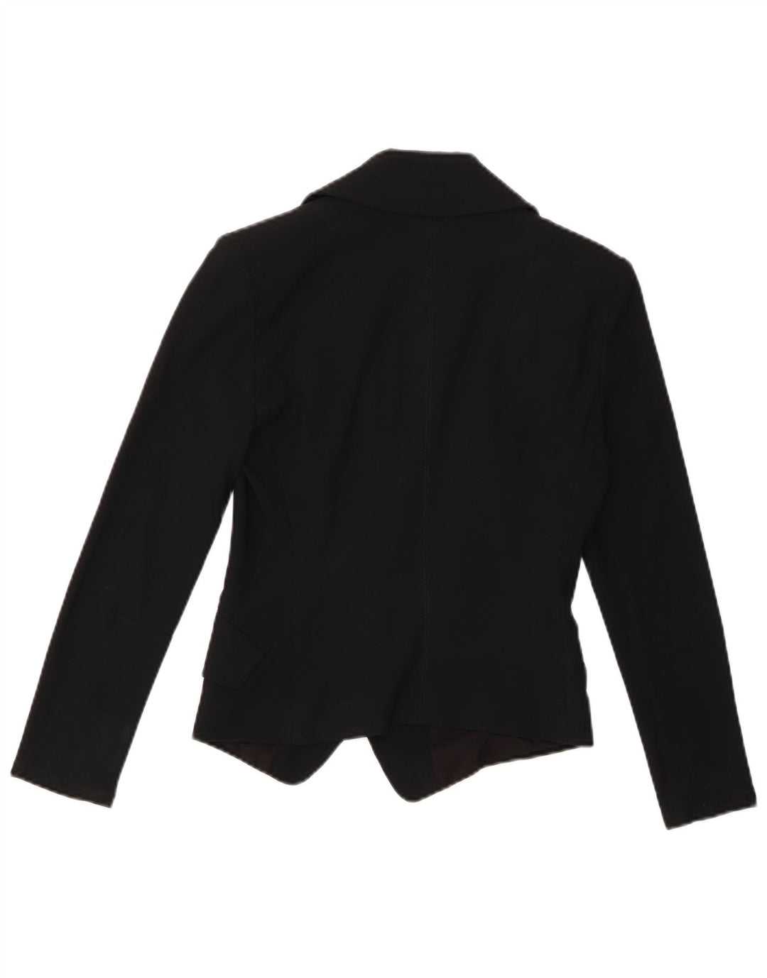 PATRIZIA PEPE Womens Crop 2 Button Blazer Jacket IT 42 Medium Black