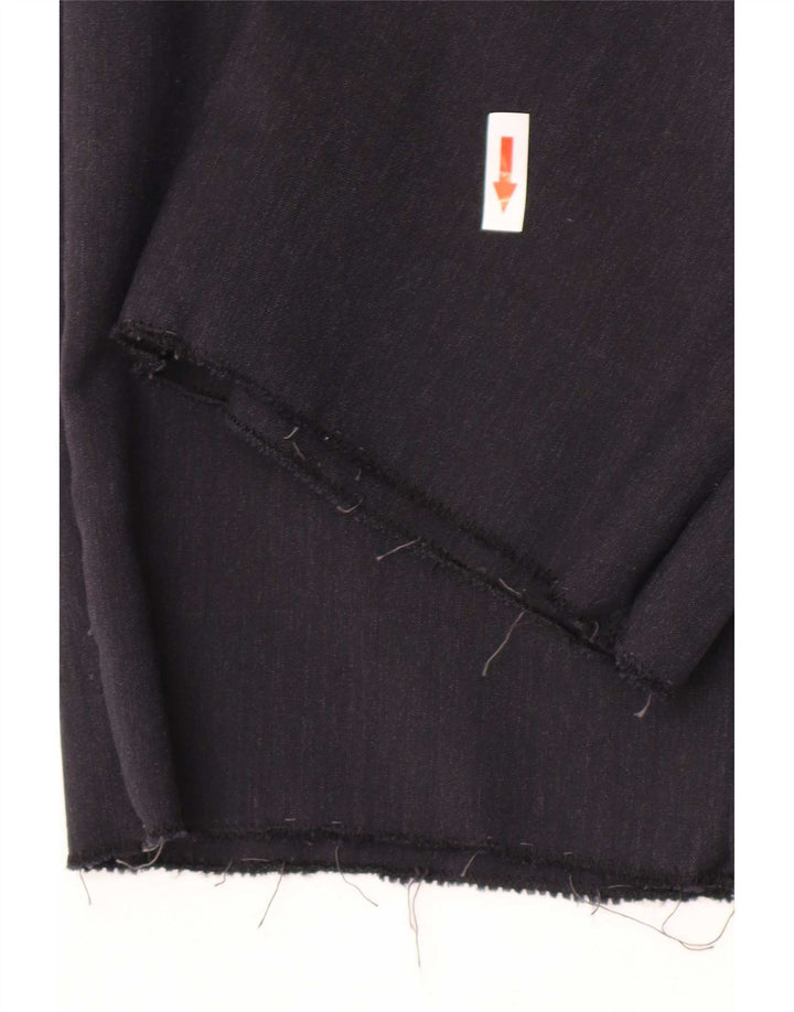 Męskie proste spodnie garniturowe Trussardi IT 48 Medium W32 L34 Granatowe