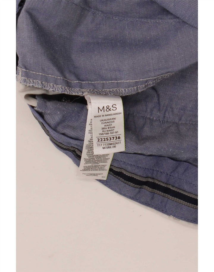 Męskie spodenki Chino Marks & Spencer W36, duże, szare, bawełniane