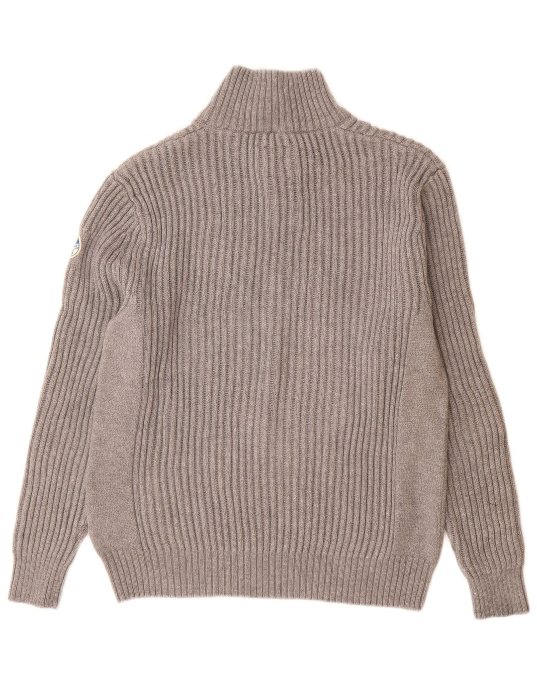 Męski sweter zapinany na guziki North Sails XL, szary, bawełniany