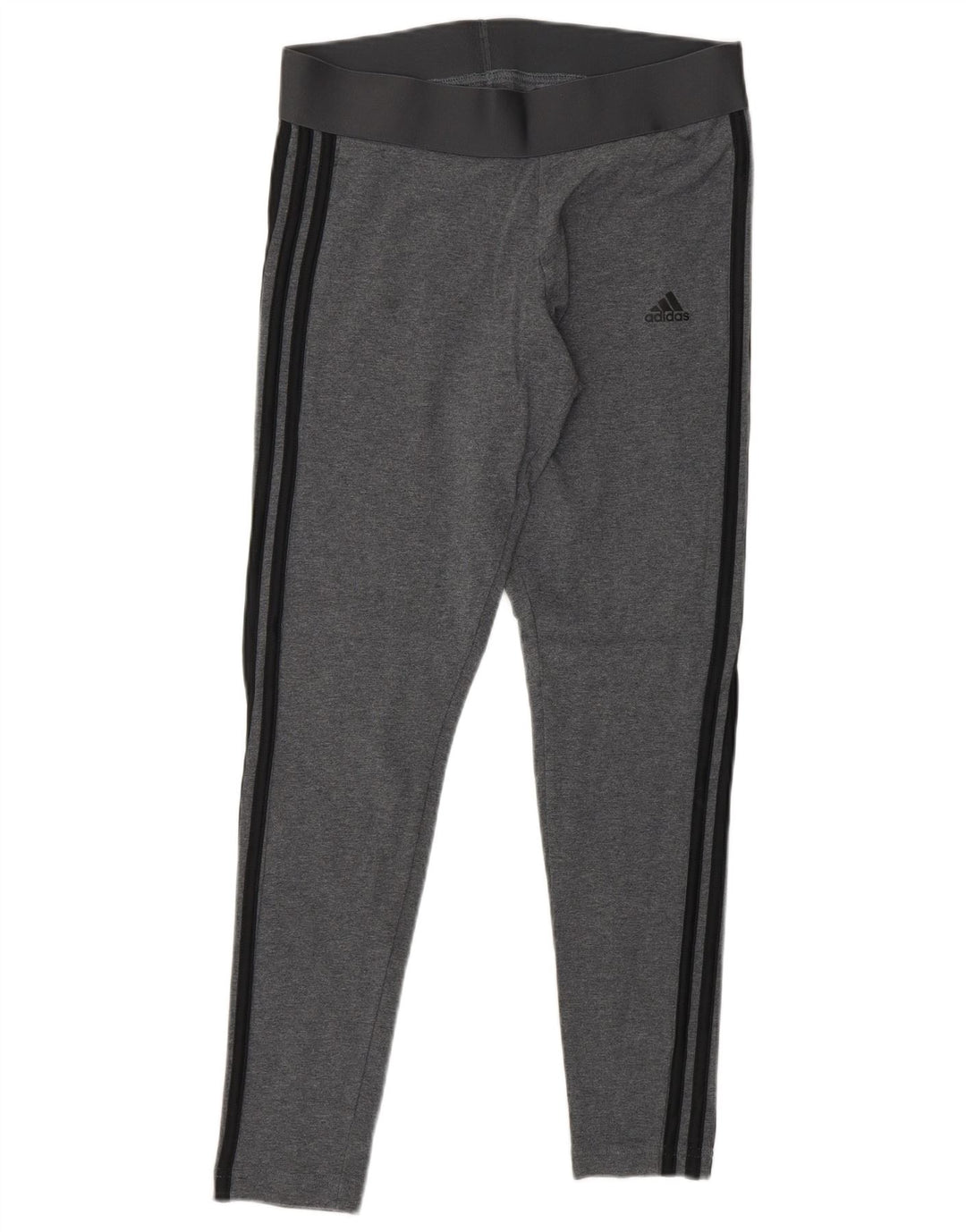 Legginsy damskie ADIDAS UK 12/14 Średnioszare, bawełniane