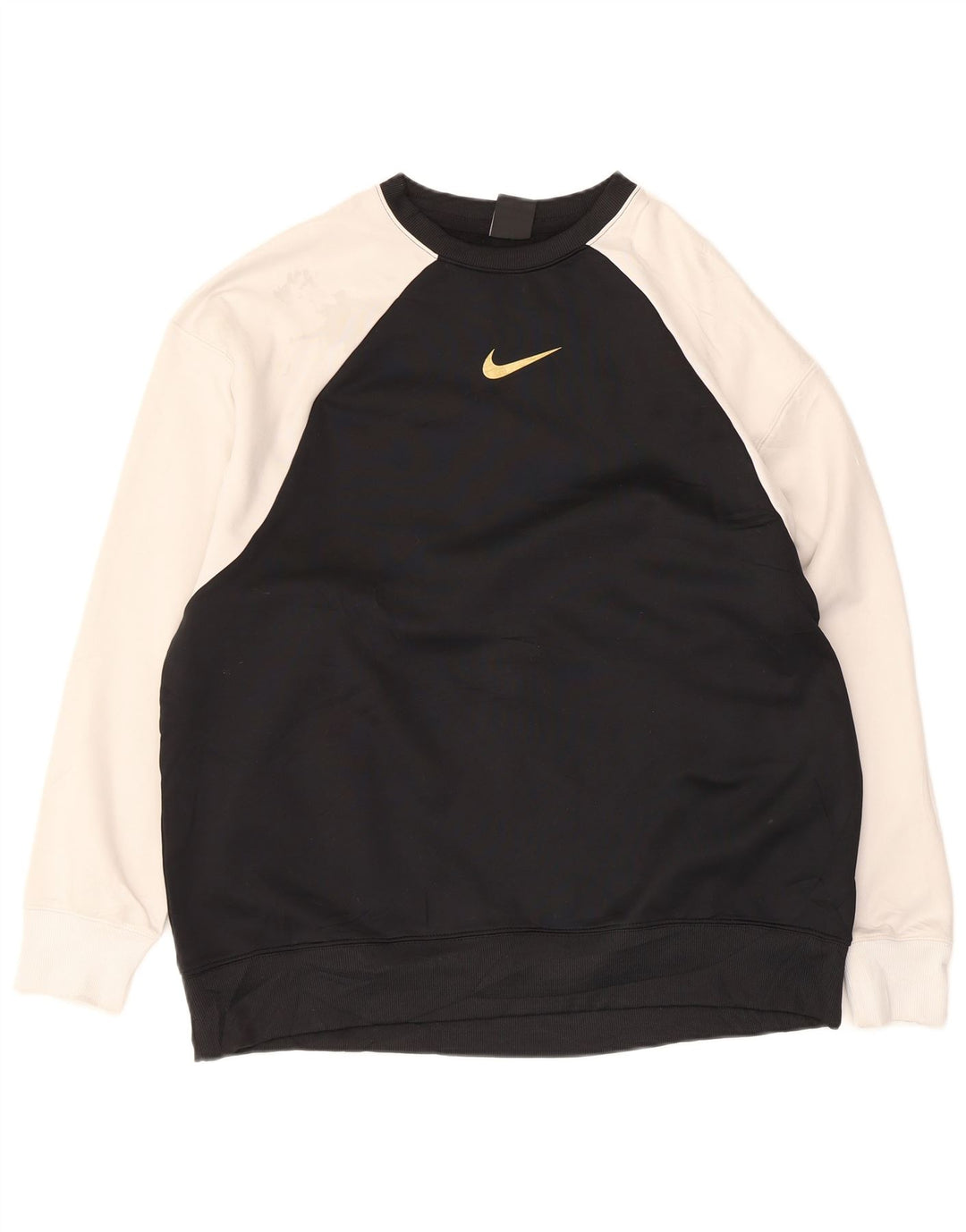 Męski sweter dresowy Nike Dri Fit, duży czarny poliester z blokami kolorów