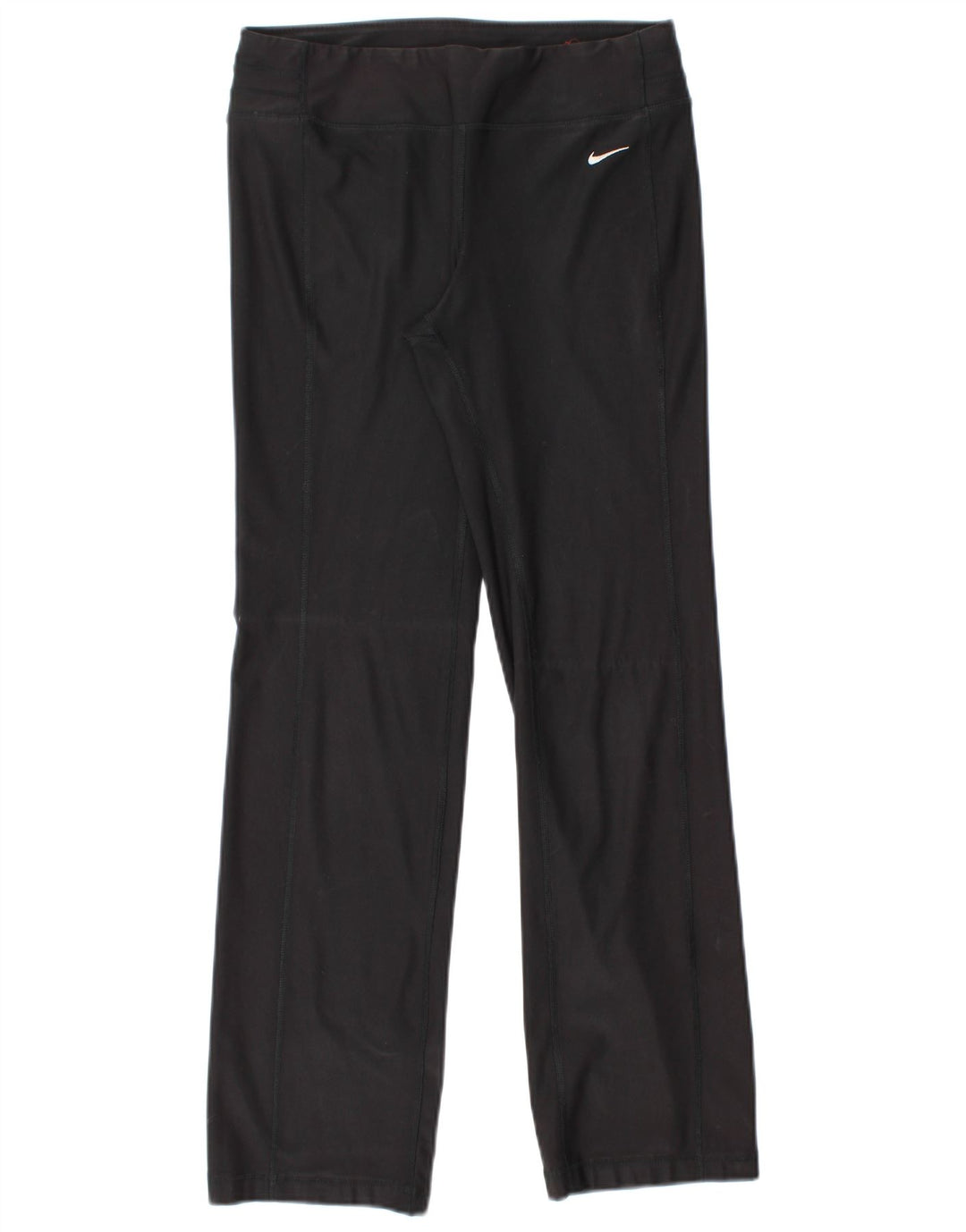 Damskie spodnie dresowe Nike Dri Fit UK 10, małe, czarne, poliestrowe
