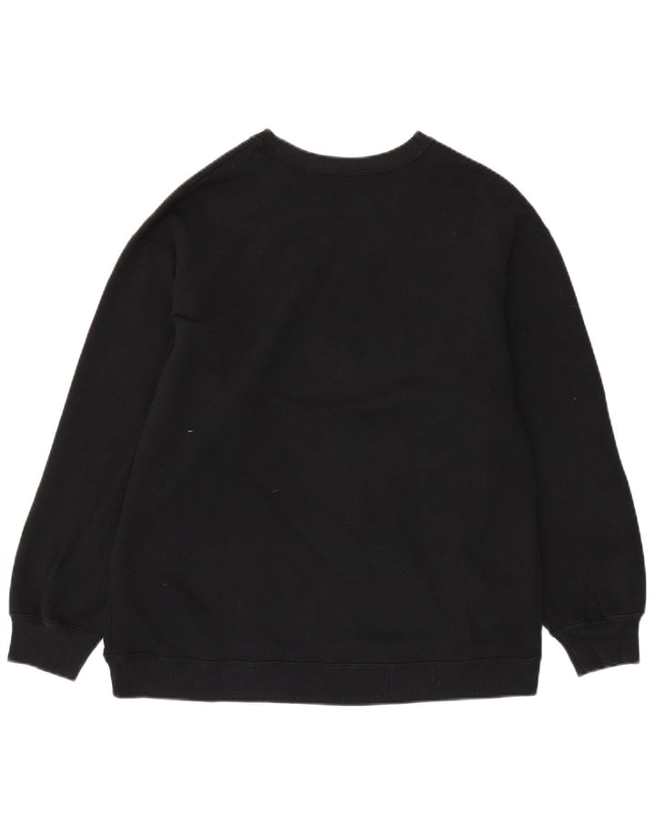 Męski sweter Hollister, mały, czarny, bawełniany