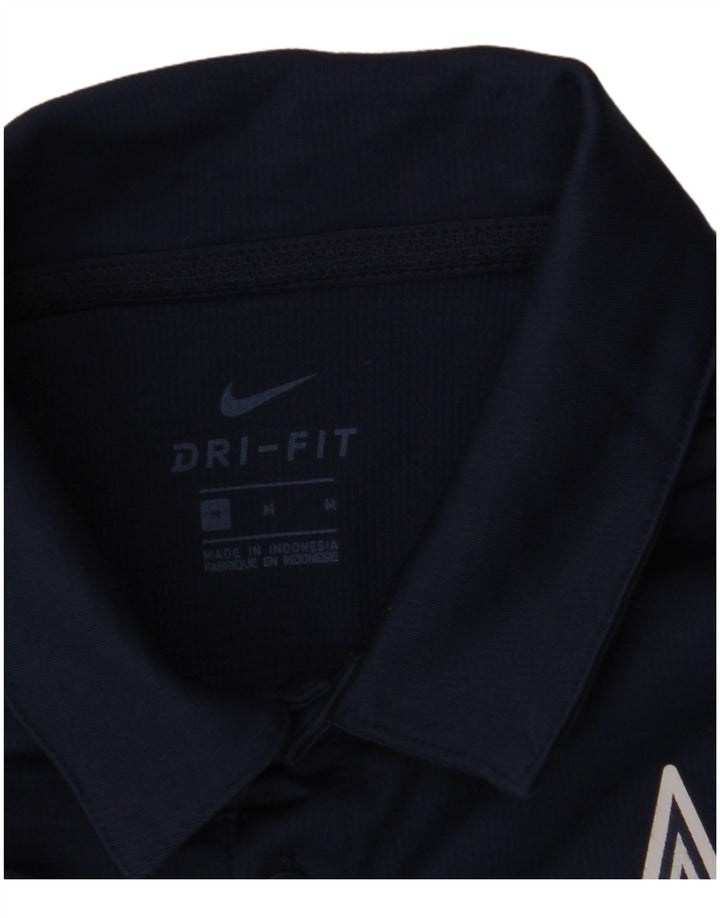 Męska koszulka polo Nike Dri Fit, kolor średni granatowy