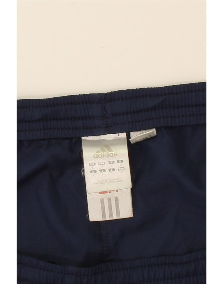 ADIDAS Mens Sport Shorts Small Navy Blue Polyester Vintage Adidas and Second-Hand Adidas from Messina Hembry 