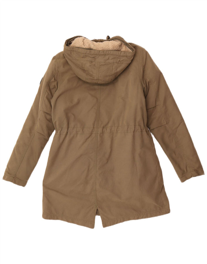 Damska kurtka parka oversize Tommy Hilfiger z kapturem UK 10 Small Khaki