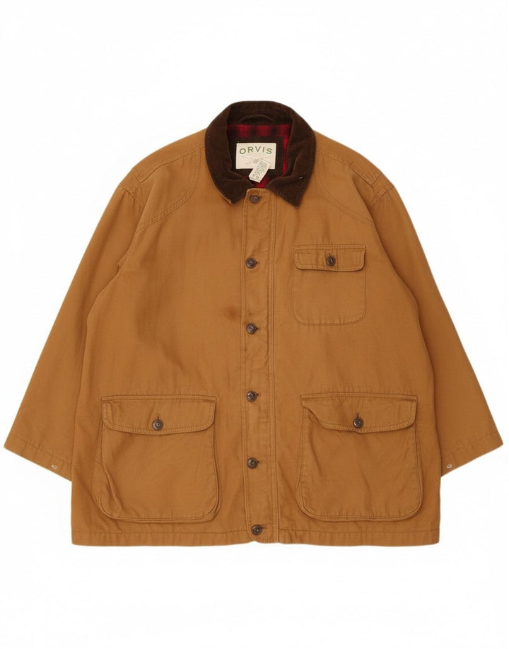 Kurtka męska Orvis Utility UK 44 2XL Brązowa bawełna