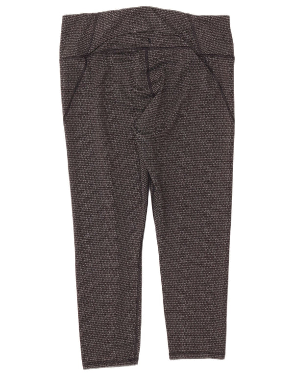 Damskie legginsy o kroju slim fit UNDER ARMOUR UK 18 XL, szare, geometryczne