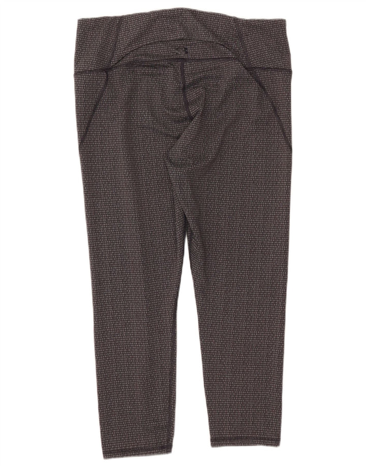 Damskie legginsy o kroju slim fit UNDER ARMOUR UK 18 XL, szare, geometryczne